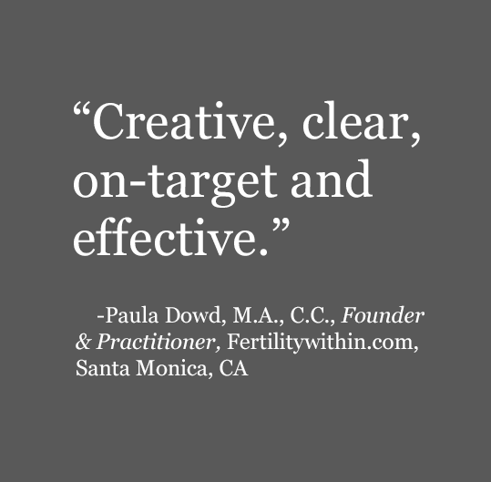 Creative, clear, on-target and effective.